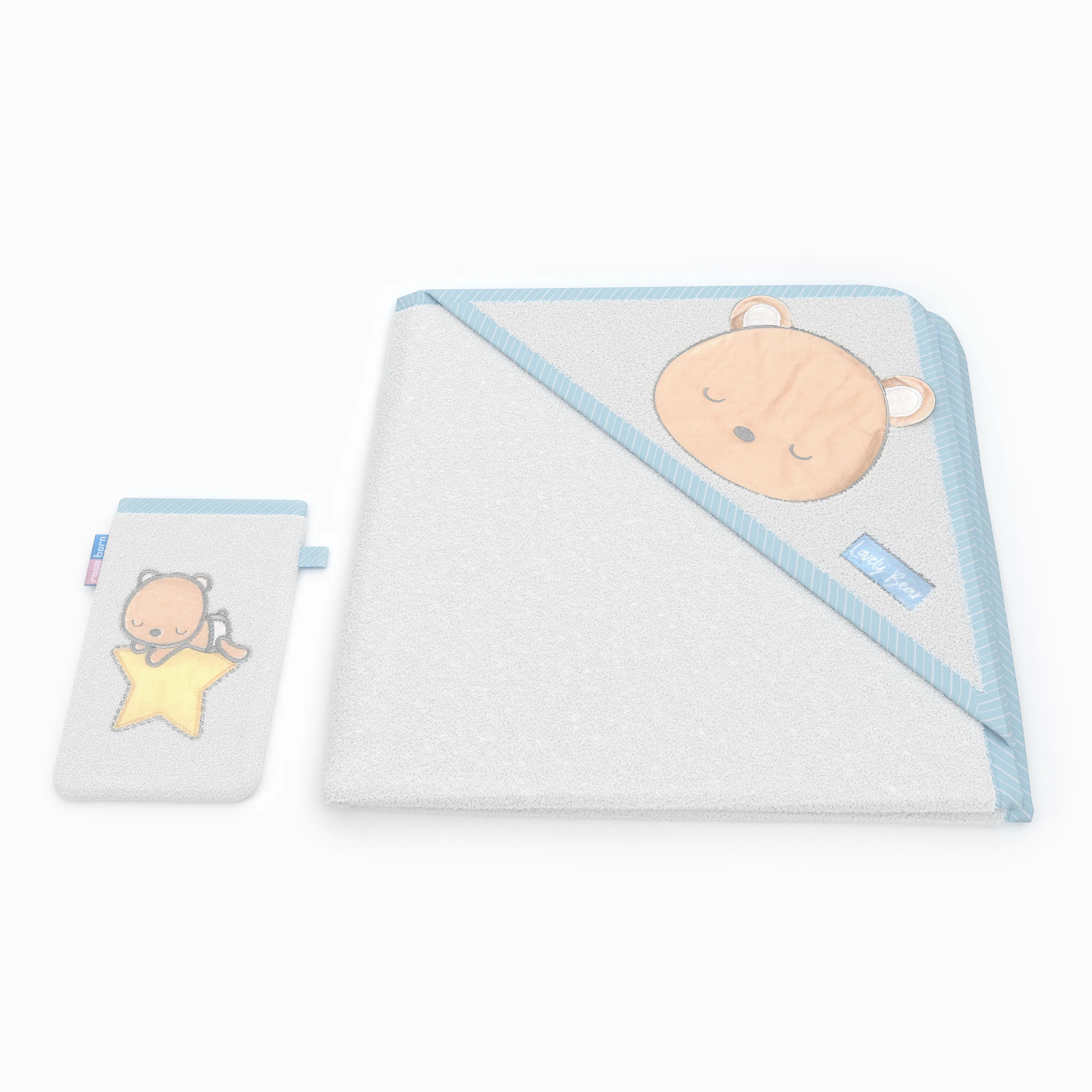 ست حوله دو تکه Lovely Bear